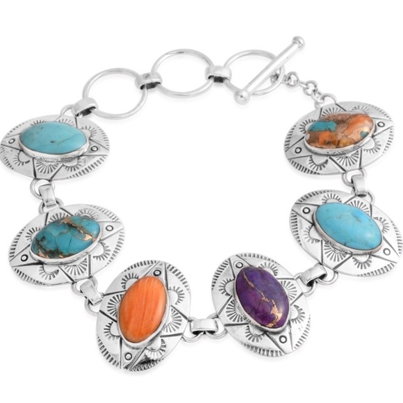Arizona Turquoise Bracelet 925 Silver NWOTS - Picture 1 of 16